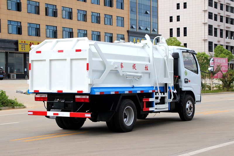 側(cè)掛桶型壓縮垃圾清運(yùn)車